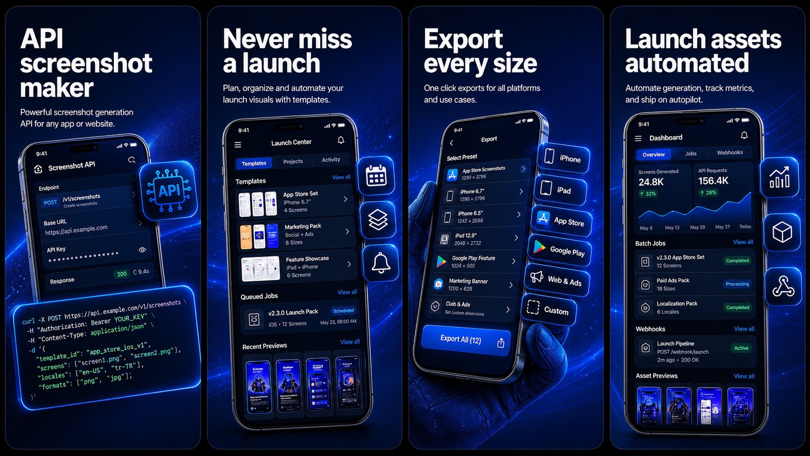 Blue API App Store screenshot example